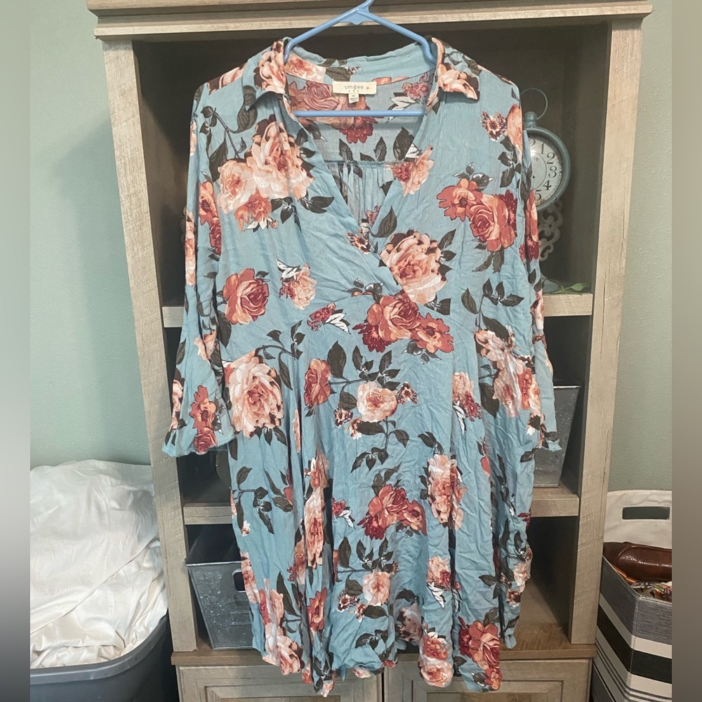 Boutique umgee floral dress XL